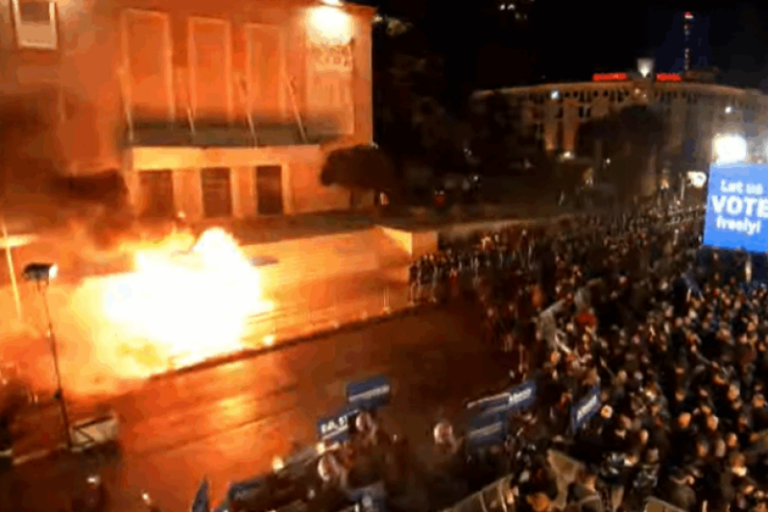 Albania Protests Turn Violent as Crowds Storm PM’s Office
