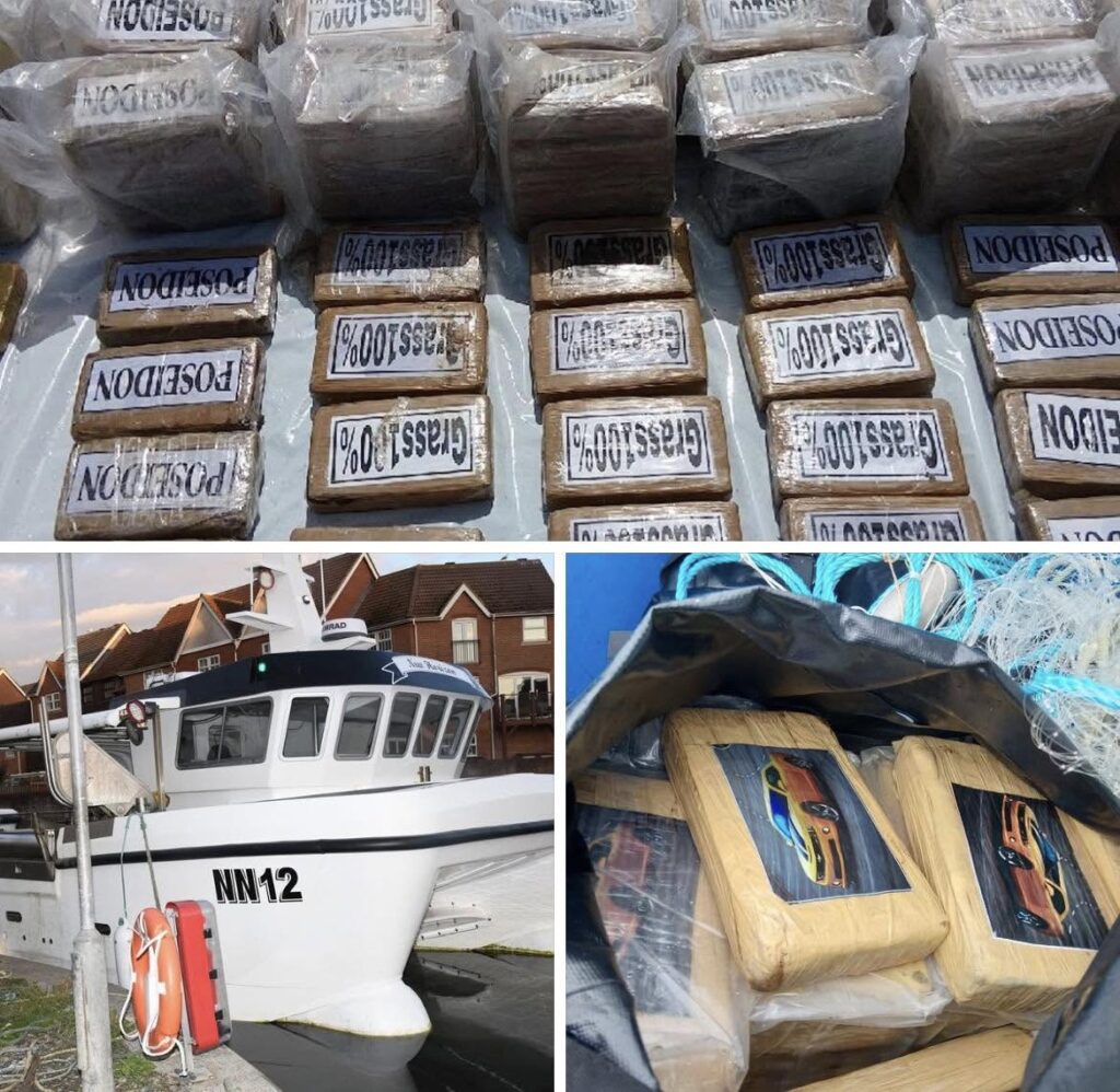 Five Men Arrested After £34m Cocaine Seized Off Coast