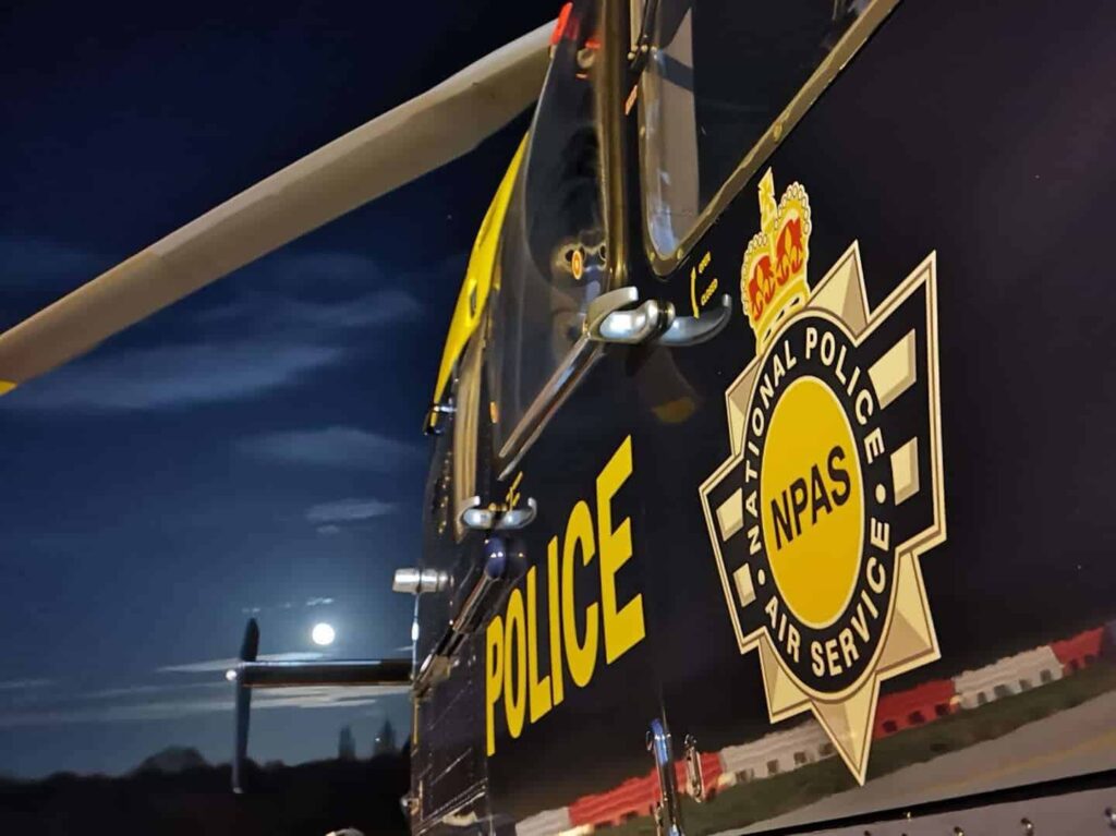 Sussex Police Helicopter Helps Nab Suspects in Eastbourne Motorcycle Chase
