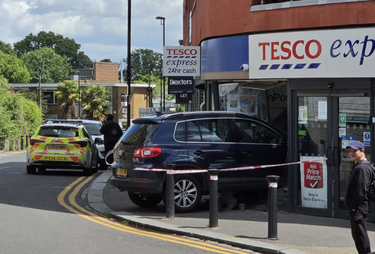 Woman Charged After Car Crashes Into Tesco Express