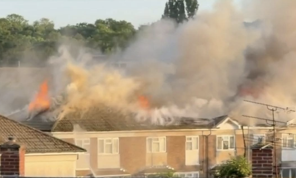 Major Fire Destroys Eight Homes in Rookyards Vange as Emergency Services Rush In