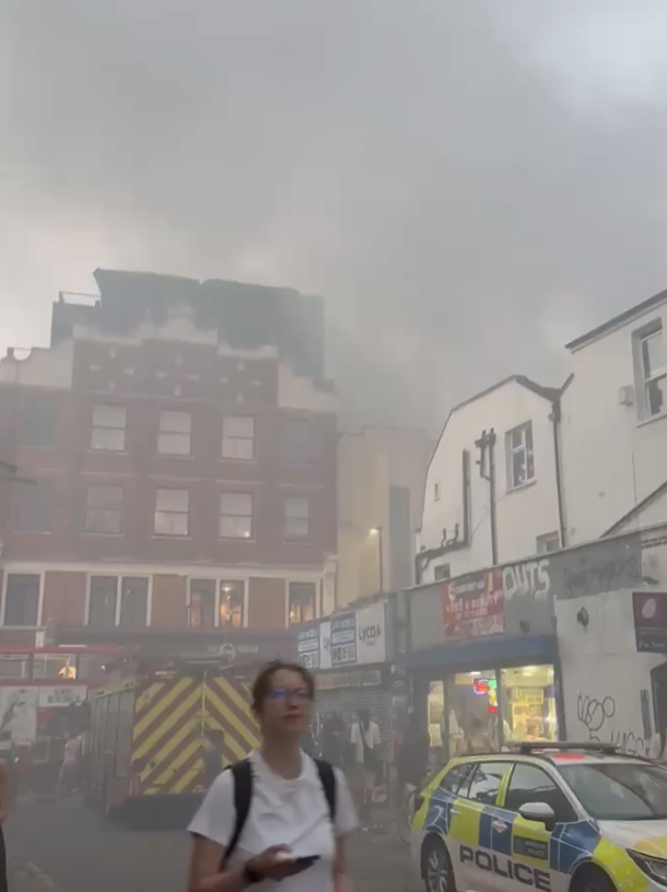 Major Blaze Breaks Out at Copeland Park in Peckham Rye
