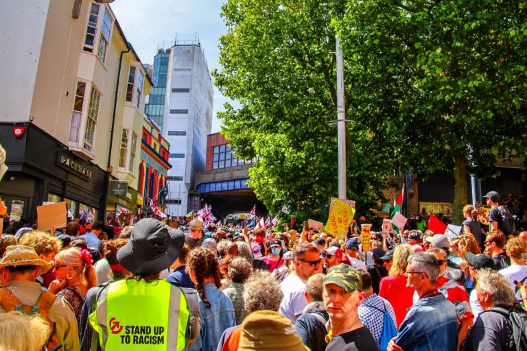 Eight Held as 4,000-Strong Protest Hits City Centre