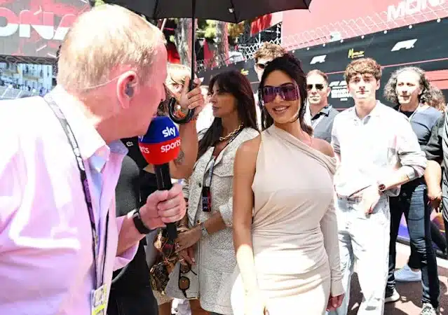 Kim Kardashian Snubs Martin Brundle on Monaco F1 Grid