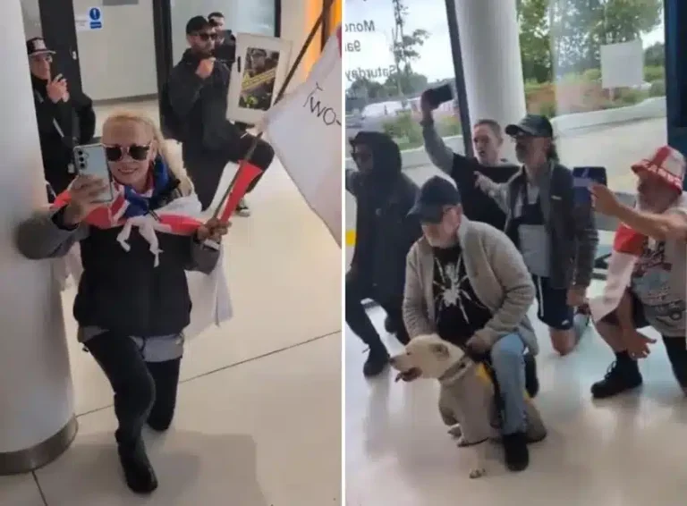British Patriots Take Knee at Police Stations in Support of Henry Nowak